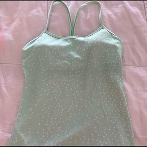 Lululemon Mint Green-Strappy Back Fitness Top